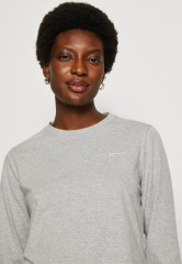 Tommy Hilfiger MINI LOGO Long sleeved top light grey MINI LOGO Топ с длинными рукавами светло-серый