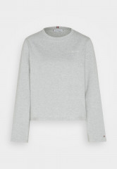 Tommy Hilfiger MINI LOGO Long sleeved top light grey MINI LOGO Топ с длинными рукавами светло-серый
