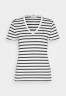 Tommy Hilfiger SLIM CODY NECK Print T-shirt white/desert sky SLIM CODY NECK Футболка с принтом белое/пустынное небо