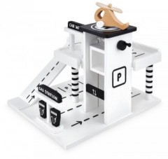 mamabrum Holzgarage mit Aufzug Деревянный гараж с лифтом