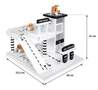 mamabrum Holzgarage mit Aufzug Деревянный гараж с лифтом
