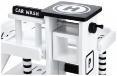 mamabrum Holzgarage mit Aufzug Деревянный гараж с лифтом