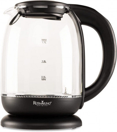 ROSMARINO ROSMARINO Wasserkocher Wasserkocher, Teekocher 5 Temperatureinstellungen 7 Tassen (1,7 l), 2200,00 W  ROSMARINO чайник чайник, заварник 5 температурных режимов 7 чашек (1,7 л), 2200,00 Вт