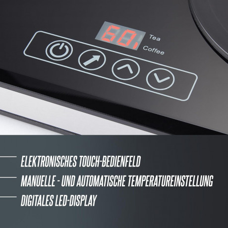 Heinrich?s Heinrich?s Wasser-/Teekocher HTS 7951, 2200,00 W, Wasserkocher Teebereiter Kaffeebereiter 2200 W  Кофеварка/чайник Heinrich HTS 7951, 2200,00 Вт, чайник, чайник, кофеварка 2200 Вт