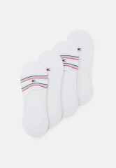 Tommy Hilfiger WOMEN FOOTIE COASTAL STRIPE 4 PACK Trainer socks white/multicolor WOMEN FOOTIE COASTAL STRIPE 4 PACK Спортивные носки белый/многоцветный