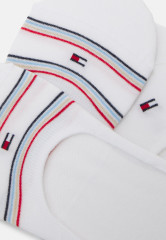 Tommy Hilfiger WOMEN FOOTIE COASTAL STRIPE 4 PACK Trainer socks white/multicolor WOMEN FOOTIE COASTAL STRIPE 4 PACK Спортивные носки белый/многоцветный
