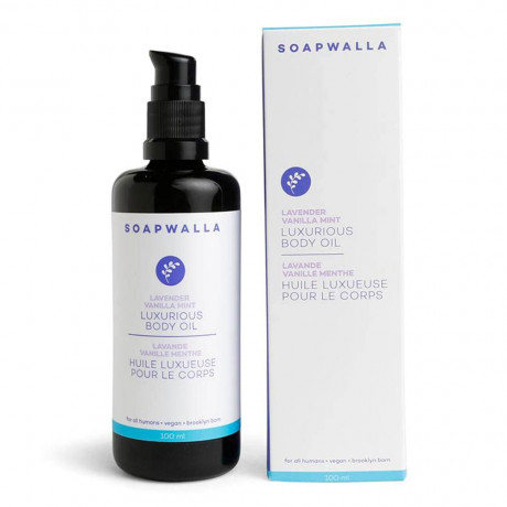Soapwalla Luxurious Body Oil Lavender. Vanilla & Mint 100ml  Роскошное Масло для Тела Лаванда. Ваниль и мята 100мл