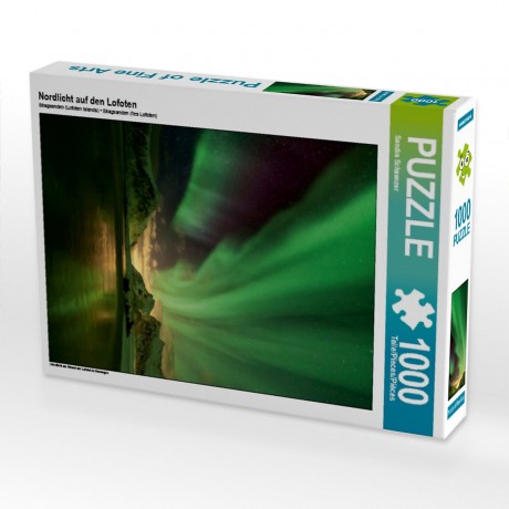 CALVENDO Puzzle CALVENDO Puzzle Nordlicht auf den Lofoten Пазл CALVENDO Puzzle Северное сияние на Лофотенских островах