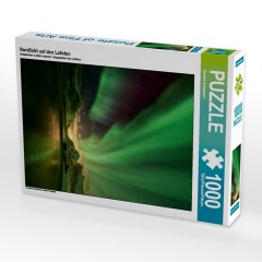 CALVENDO Puzzle CALVENDO Puzzle Nordlicht auf den Lofoten Пазл CALVENDO Puzzle Северное сияние на Лофотенских островах