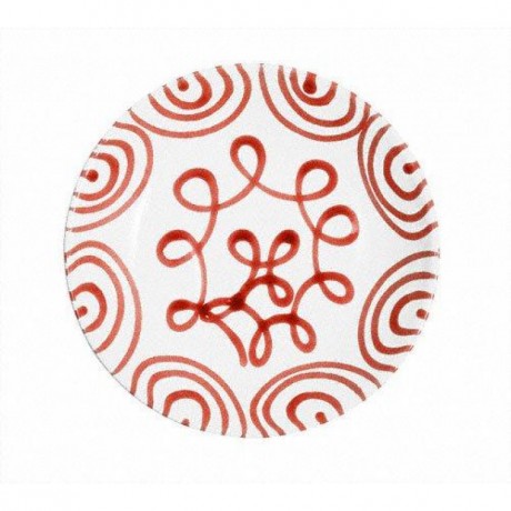 Gmundner Keramik Gmundner Keramik Rotgeflammt Suppenteller Cup d: 20 cm / h: 4,4 cm Керамическая тарелка для супа Gmundner с красным пламенем d: 20 см / высота: 4,4 см