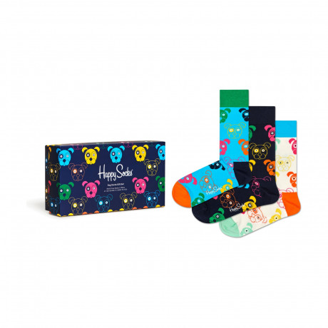 Happy Socks Socken #x27;3-Pack Mixed Dog Socks Gift Set#x27; 36-40 носки #x27;подарочный набор из 3 носков для собак #x27;