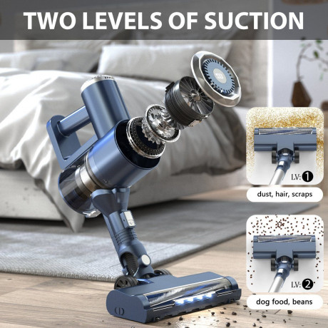 APOSEN APOSEN Akku-Hand-und Stielstaubsauger Akku-Handstaubsauger W200, Echtzeit-Anzeige des Stromverbrauchs, 180,00 W, Beutellos, Beutellos, 20KPA, zweistufige Absaugung, Laufzeit 30-60min  Беспроводной ручной пылесос APOSEN Беспроводной ручной пылесос W