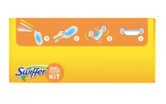 Swiffer Staubmagnet XXL Starter Set (Griff + 2 Tucher) Свиффер Магнитная щетка для удаления пыли Стартовый комплект XXL: 1 магнитная щетка с телескопической ручкой 90см + 2 сменные салфетки-насадки 