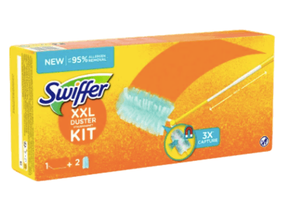 Swiffer Staubmagnet XXL Starter Set (Griff + 2 Tucher) Свиффер Магнитная щетка для удаления пыли Стартовый комплект XXL: 1 магнитная щетка с телескопической ручкой 90см + 2 сменные салфетки-насадки 