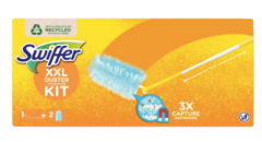 Swiffer Staubmagnet XXL Starter Set (Griff + 2 Tucher) Свиффер Магнитная щетка для удаления пыли Стартовый комплект XXL: 1 магнитная щетка с телескопической ручкой 90см + 2 сменные салфетки-насадки 