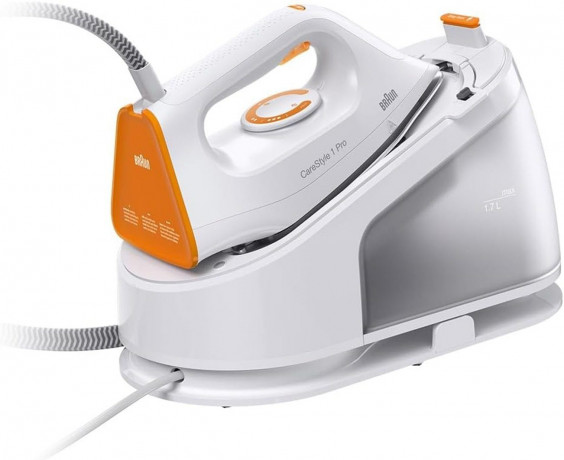 Braun Braun Dampfbugelstation CareStyle, Dampfbugelstation, Bugelstation, Dampfbugeleisen, 1700,00 ml Wassertank, 1,7L Tank abnehmbar, Bugeleisen Dampf, Bugelstationen mit Dampfstation  Паровая гладильная станция Braun CareStyle, паровая гладильная станци