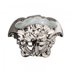 Rosenthal meets Versace Rosenthal Versace Medusa Grande Vase silver h: 21 cm Ваза Rosenthal Versace Medusa Grande, серебро, высота: 21 см