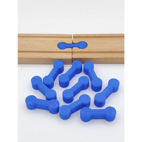 KCMMPF3DPrint Holzeisenbahn 10 Verbindungsstucke | Kompatibel mit verschiedensten Holzeisenbahnen Деревянная железная дорога 10 соединительных частей | Совместимость с различными деревянными железными дорогами