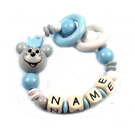 elefantasie Greifling Mausekonig personalisiert mit Namen Игрушка-клатч Mausekonig персонализированная с именем