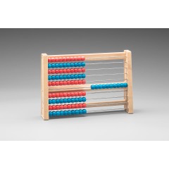 Wissner aktiv lernen Rechenrahmen 100er Zahlenraum rot\/blau Рамка калькулятора на 100 номеров красная/синяя