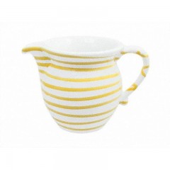Gmundner Keramik Gmundner Keramik Gelbgeflammt Milchgiesser glatt 0,5 L / h: 10,8 cm Гладкая молочная насадка Gmundner с желтым пламенем, керамическая, 0,5 л / ч: 10,8 см