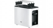 Braun Braun PurEase Toaster HT 3010 weiss, 1.000 Watt, fur 2 Scheiben Toast  weiss Braun PurEase Toaster HT 3010 белый, 1000 Вт, на 2 ломтика тостов