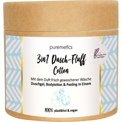 puremetics Cotton 3in1 Dusch-Fluff  Хлопковый пух для душа 3 в 1