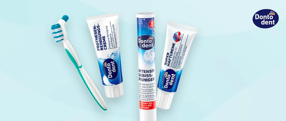 Dontodent Haftcreme extra stark, Донтодент крем для фиксации зубных протезов, 40г