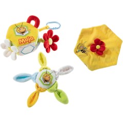 Heunec SET BIENE MAJA Quietschie + Wabe + Tuch НАБОР ПЧЕЛА МАЙЯ пищалка+соты+ткань