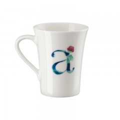 Hutschenreuther Hutschenreuther Flower Alphabet Becher mit Henkel A-Aster 0,40 L Кружка Hutschenreuther Flower Alphabet с ручкой A-Aster 0,40 л