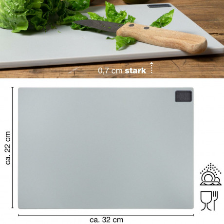 Moritz & Moritz Moritz & Moritz Schneidebrett  Piazza  3-tlg. grau Разделочная доска Moritz &amp; Moritz Piazza, 3 предмета.