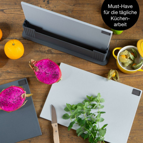 Moritz & Moritz Moritz & Moritz Schneidebrett  Piazza  3-tlg. grau Разделочная доска Moritz &amp; Moritz Piazza, 3 предмета.