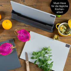 Moritz &amp; Moritz Moritz &amp; Moritz Schneidebrett  Piazza  3-tlg. grau Разделочная доска Moritz &amp;amp; Moritz Piazza, 3 предмета.