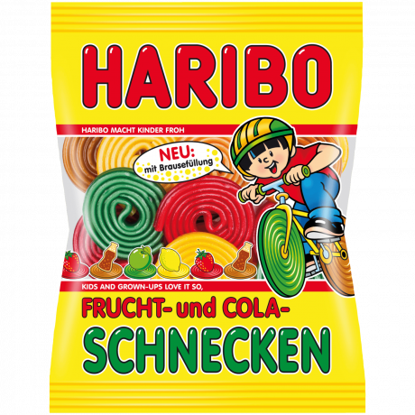 Haribo Фрукты и Кола Жевательный мармелад 175г