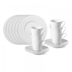 KPM Berlin KPM Urania Weiss Fruhstucks-Set 18-tlg. КПМ Урания Вайс Набор для завтрака 18 предм.