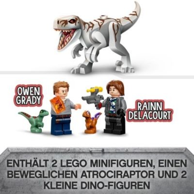 LEGO LEGO Jurassic World 76945 Atrociraptor: Motorradverfolgungsjagd LEGO Jurassic World 76945 Погоня на мотоцикле за атроцираптором