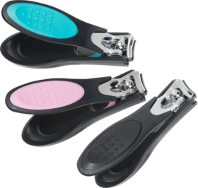 ebelin Nagelknipser mit Softgriff, 1 St Ножницы для маникюра с мягким нажатием, 1 шт.