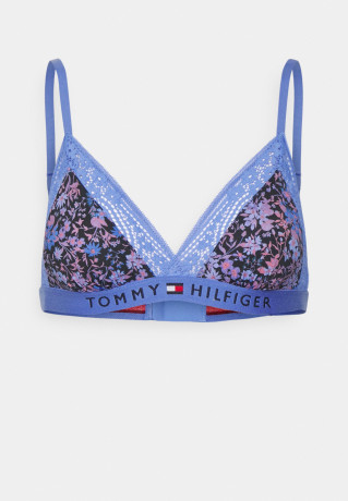 Tommy Hilfiger UNLINED TRIANGLE Triangle bra iris blue UNLINED TRIANGLE Бюстгальтер с треугольными чашечками голубой ирис