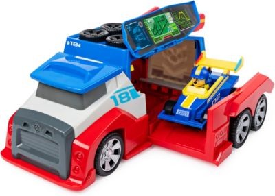 Spin Master PAW Patrol Ready Race Rescue Mobile Pit Stop Team-Fahrzeug inkl. Chase-Figur  Fahrzeug PAW Patrol Ready Race Rescue Mobile Pit Stop Team Vehicle включает фигурку погони