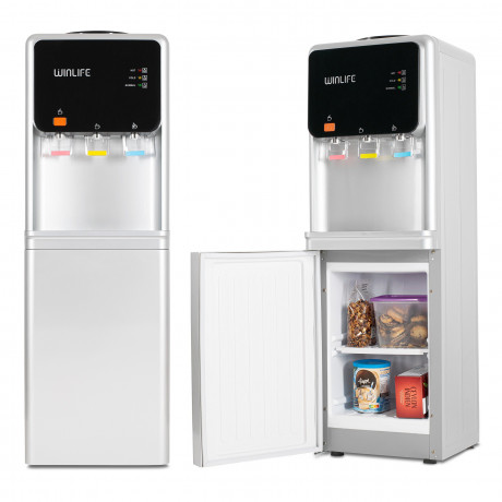 WINLIFE WINLIFE Heisswasserspender Wasserspender Set Mini+Gross fur heisse  kalte Getranke 5 bis 20 Liter, Elektrischer Getrankespender Wasserspendergerat mit Kindersicherung  Диспенсер для горячей воды WINLIFE, набор диспенсеров для воды мини + большой д