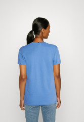 Tommy Hilfiger NEW CREW NECK TEE Basic T-shirt sky cloud ФУТБОЛКА NEW CREW NECK Базовая футболка небо облако