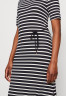 Tommy Hilfiger STRIPE MIDI Jersey dress desert sky/white ПОЛОСКА МИДИ Платье из джерси небо пустыни/белый
