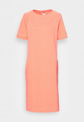 Tommy Hilfiger OPEN MIDI DRESS Day dress coral blossom ПЛАТЬЕ МИДИ OPEN Повседневное платье коралловый цвет