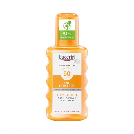 Eucerin Sun Oil Control Body Transp.Spray LSF 50+ Прозрачный спрей для тела Sun Oil Control SPF 50+