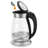 Deuba Deuba Wasserkocher, 1.7 l, 2200 W, LED Kabellos Glas Edelstahl Kuche Teekocher Kalkfilter BPA Frei  Чайник Deuba, 1,7 л, 2200 Вт, светодиодный, беспроводной, стекло, кухонный чайник из нержавеющей стали, фильтр от накипи, без BPA